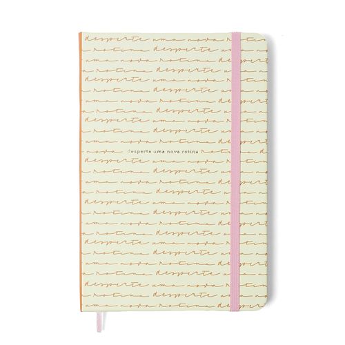 Caderneta Kemily Pautado 14x21 Desperte Off White