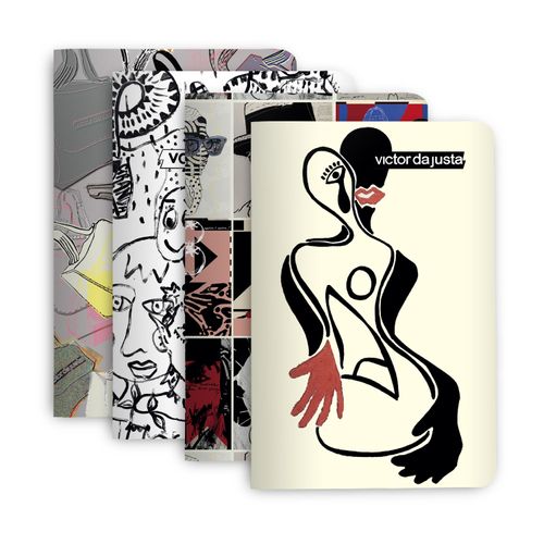 Kit de 4 Revistas D@.Vez 14x21 Victor da Justa