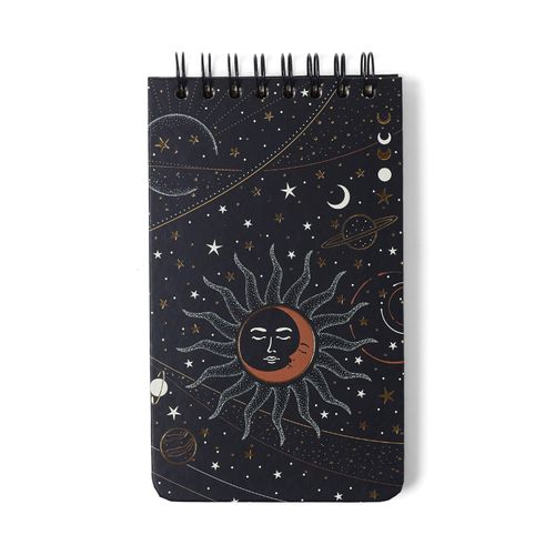 Bloco Wire-o Astral Pautado 12x20 Eclipse Preto