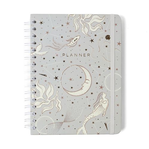 Planner Permanente Wire-o Astral Semanal Notas A5 Maré Off White