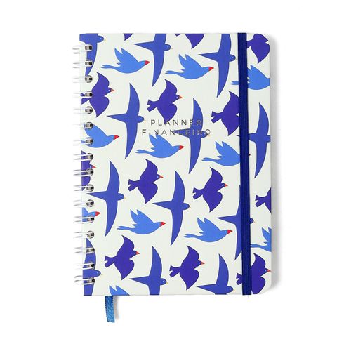Planner Permanente Wire-O Litoral Financeiro A5 Revoada Off White