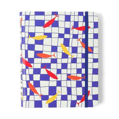 Caderno Organizador Litoral Pautado & Pontado A5 Cardume