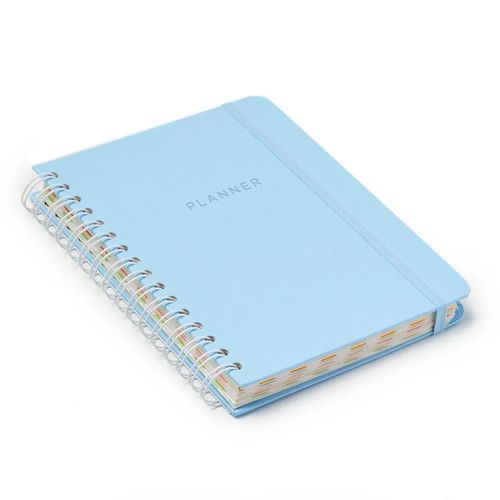 Planner Wire-o - Pastel - Semanal A5 - Azul