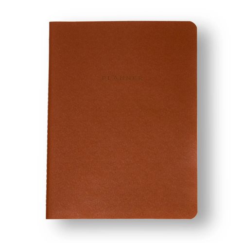 Planner Permanente Revista Planejamento Clássica Mensal19x25 Caramelo/Café