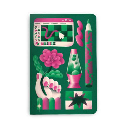 Kit de 4 revistas D@.Vez 14x21 - Estela Carregalo