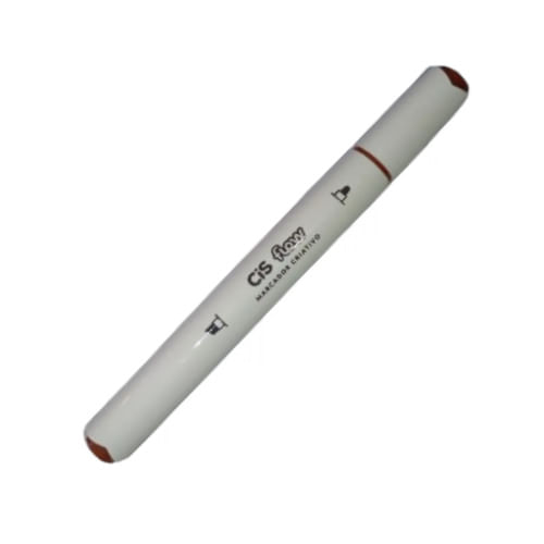 Marcador Permanente Criativo Ponta Dupla Cis Flow Cappuccino 65