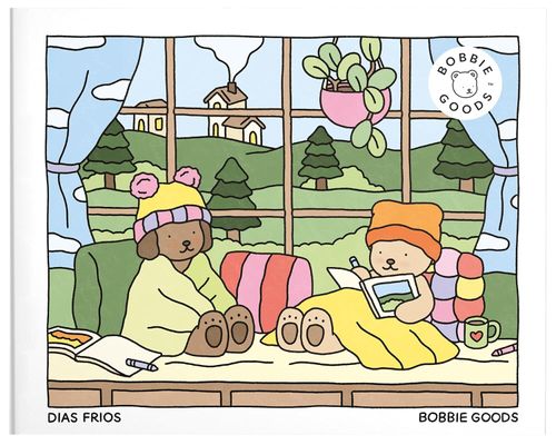 Livro De Colorir Dias Frios Oficial Bobbie Goods