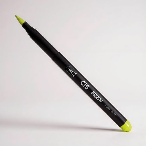 Caneta Pincel Brush - Verde Limão - Cis (70.6000)