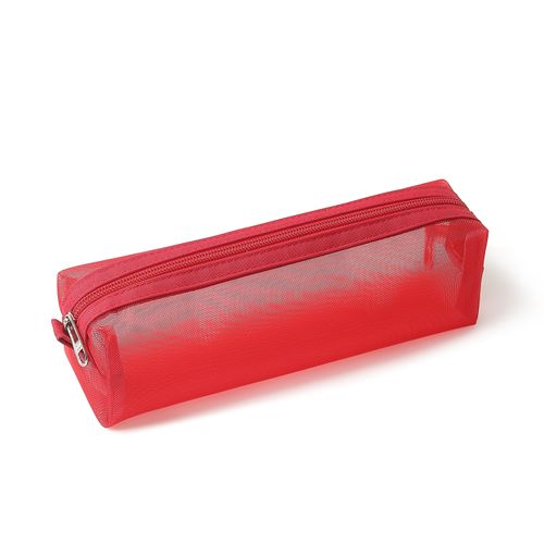 Estojo Baú Tela Vermelho - Belinky
