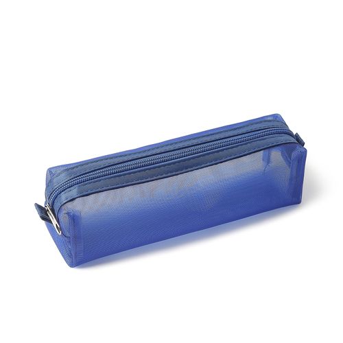 Estojo Baú Tela Azul - Belinky