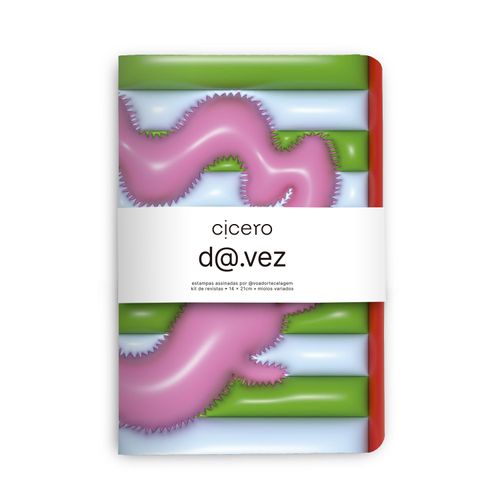 Kit de 4 Revista d@.vez 14x21 - Voador Tecelagem