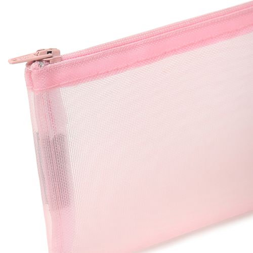 Estojo Slim de Tela 10x15 Rosa Claro - Belinky