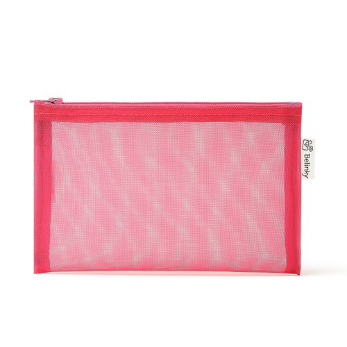 Estojo Slim de Tela 10x15 Rosa - Belinky