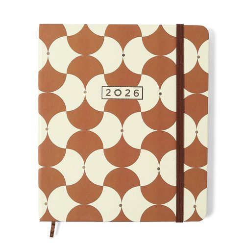 Agenda Planner 2026 Bossa Nova Semanal Planejamento 17x19,5 Boemia Caramelo