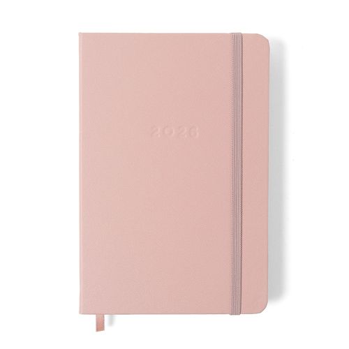 Agenda Planner 2026 Clássica Diária 14x21 Rosa Orquídea