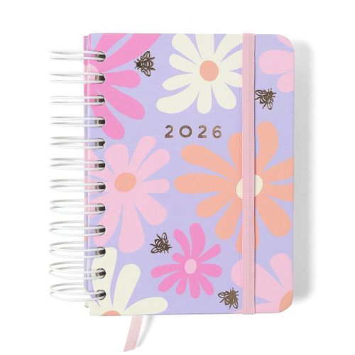 Agenda Planner Wire-o 2026 Melissa Diária 11,5x16 Color Bloomy