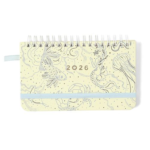 Agenda Planner Wire-o 2026 Origens Semanal Office 15,5x9 Áqua Traço