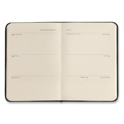 Agenda Planner 2026 Libélulas Semanal 9x13 Preto