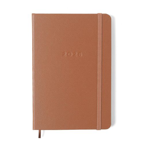 Agenda Planner 2026 Clássica Semanal Anotações 14x21 Caramelo