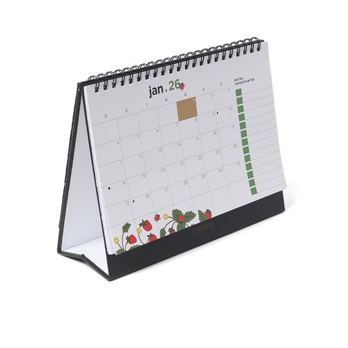 Calendario de Mesa 20x15 2026 Jardim
