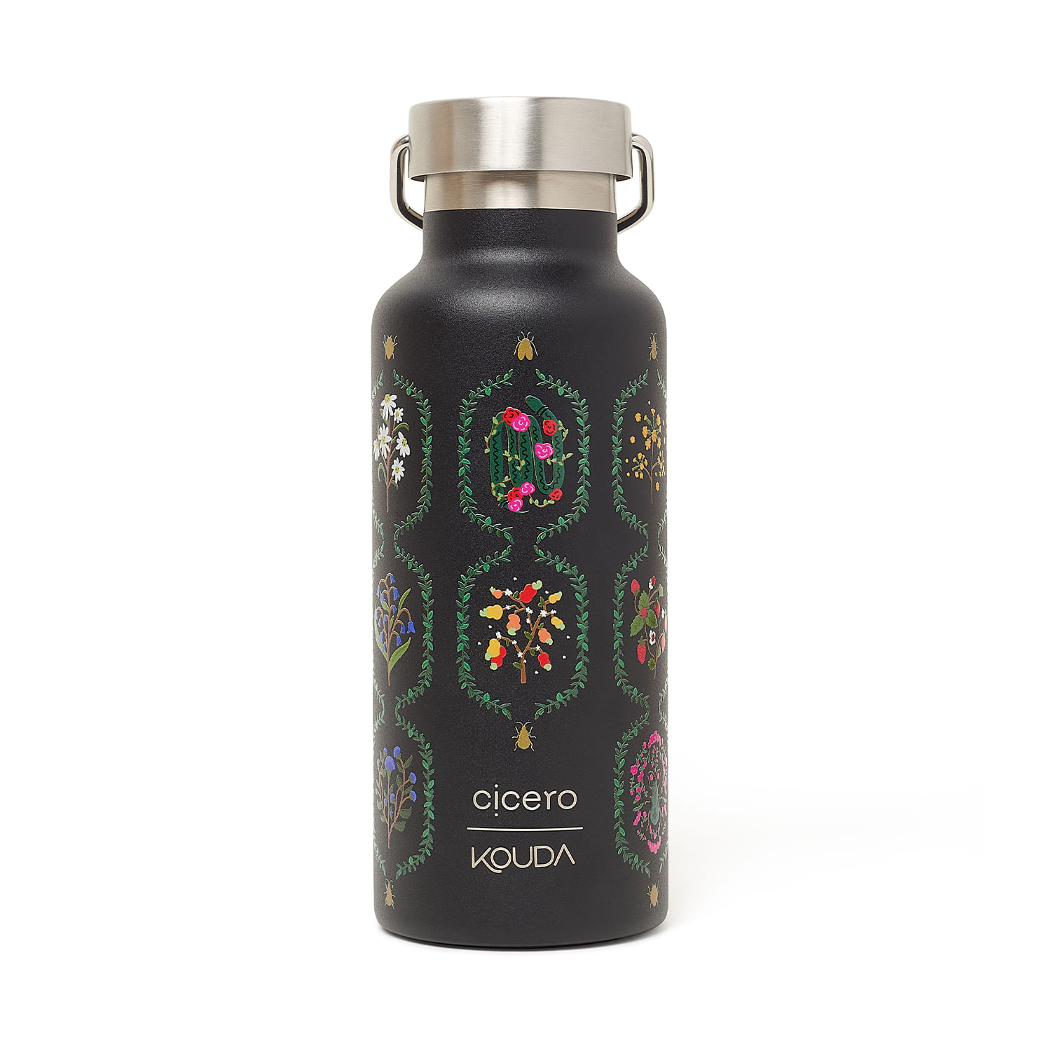 Garrafa Cicero + Kouda Martial 500ml 10357 Preta Jardim