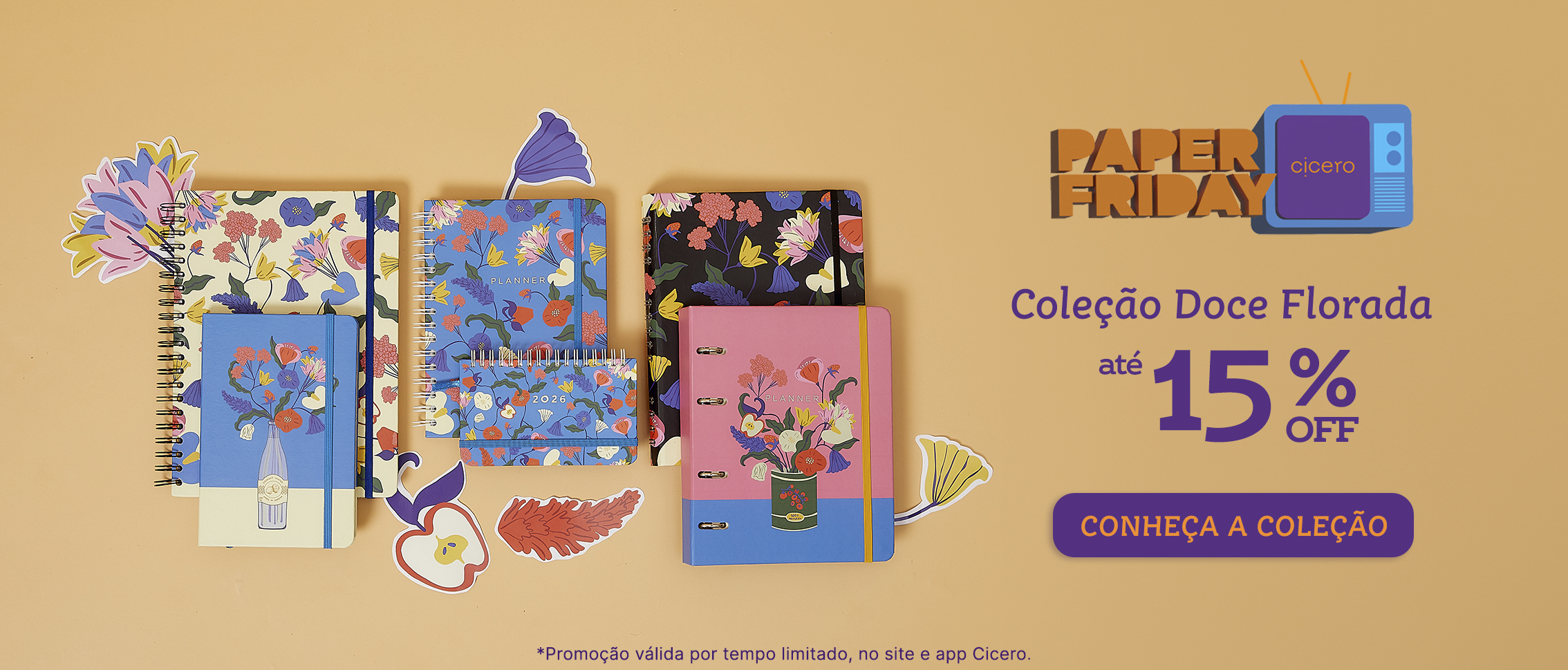 Doce florada até 15%​